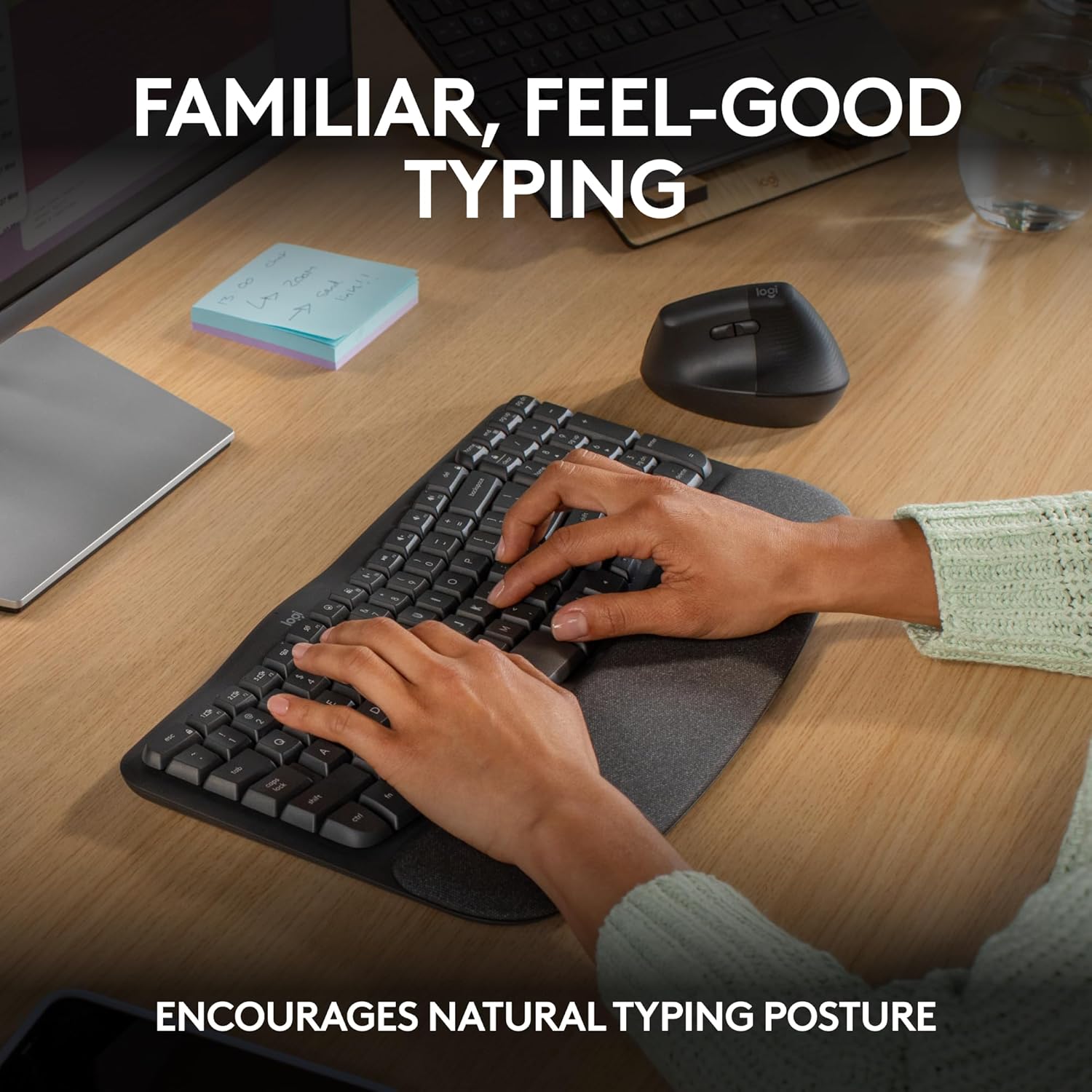 Buy Logitech,Logitech Wave Keys Wireless Ergonomic Keyboard – Graphite (UK English QWERTY) - Gadcet UK | UK | London | Scotland | Wales| Near Me | Cheap | Pay In 3 | Keyboards